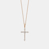 Diamond Arrow Cross Necklace
