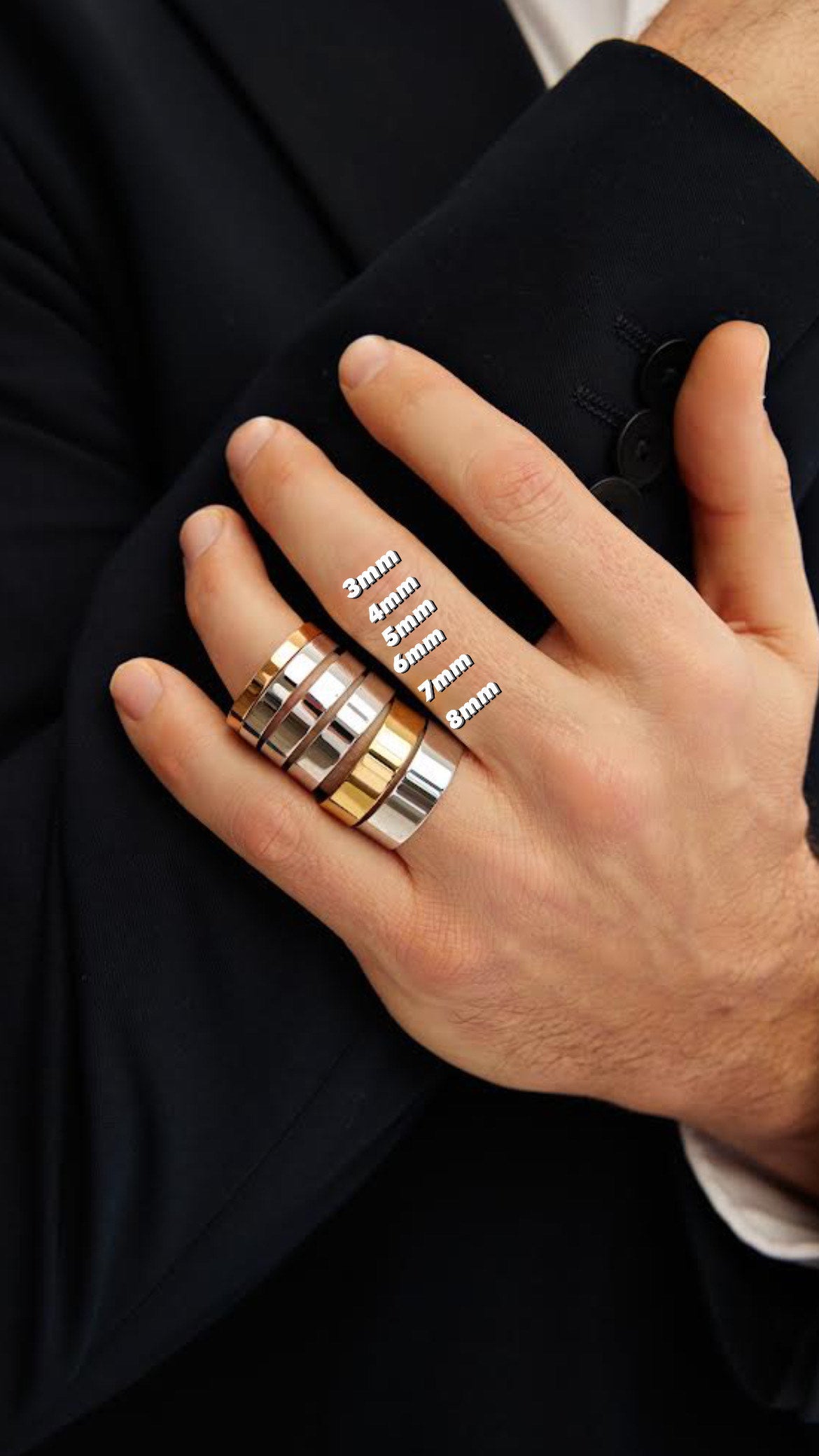 10K Rope Detail Wedding Band