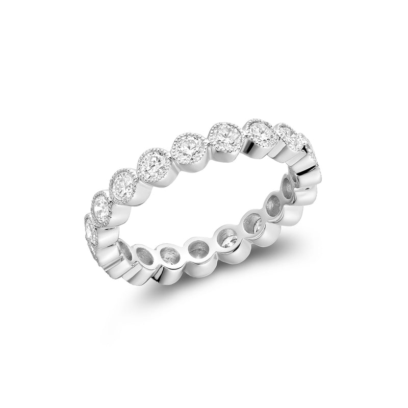 Bezel Set Diamond Eternity Band