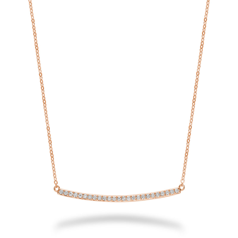 Diamond Bar Necklace