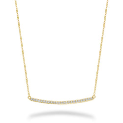 Diamond Bar Necklace