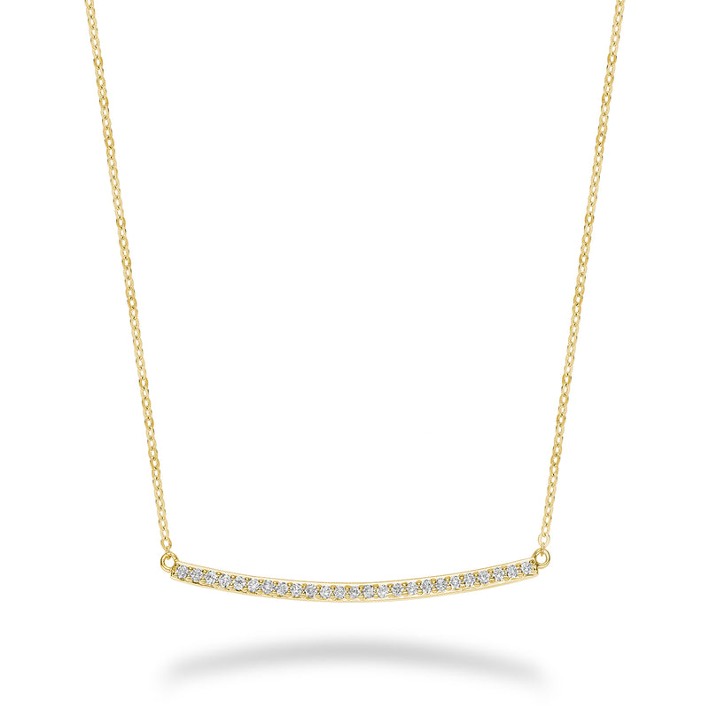 Diamond Bar Necklace