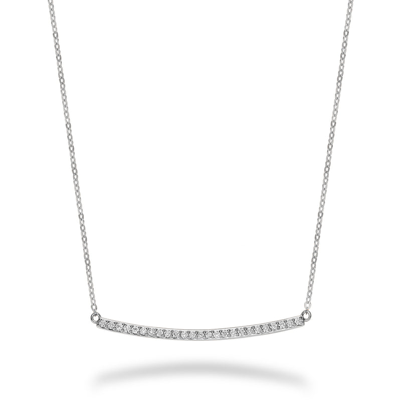 Diamond Bar Necklace