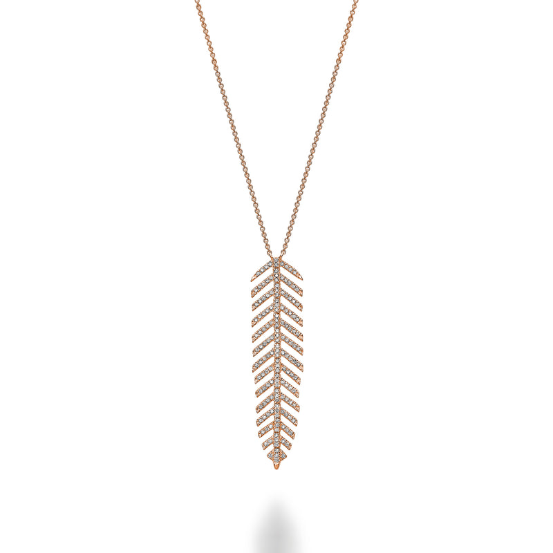 Dangling Leaf Statement Necklace