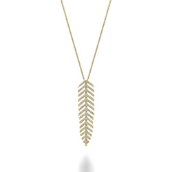 Dangling Leaf Statement Necklace