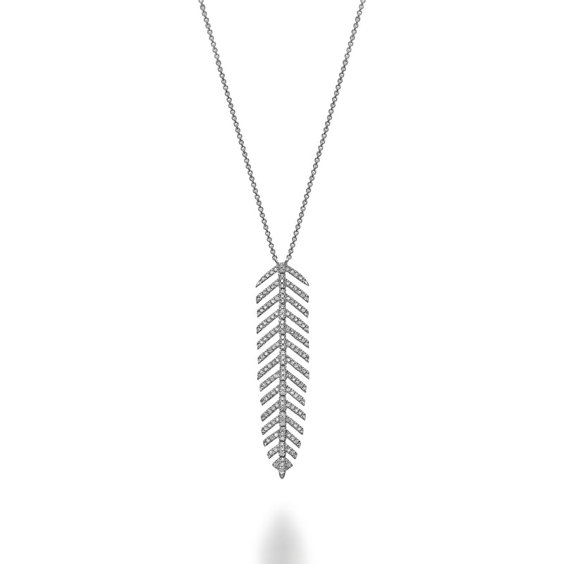 Dangling Leaf Statement Necklace