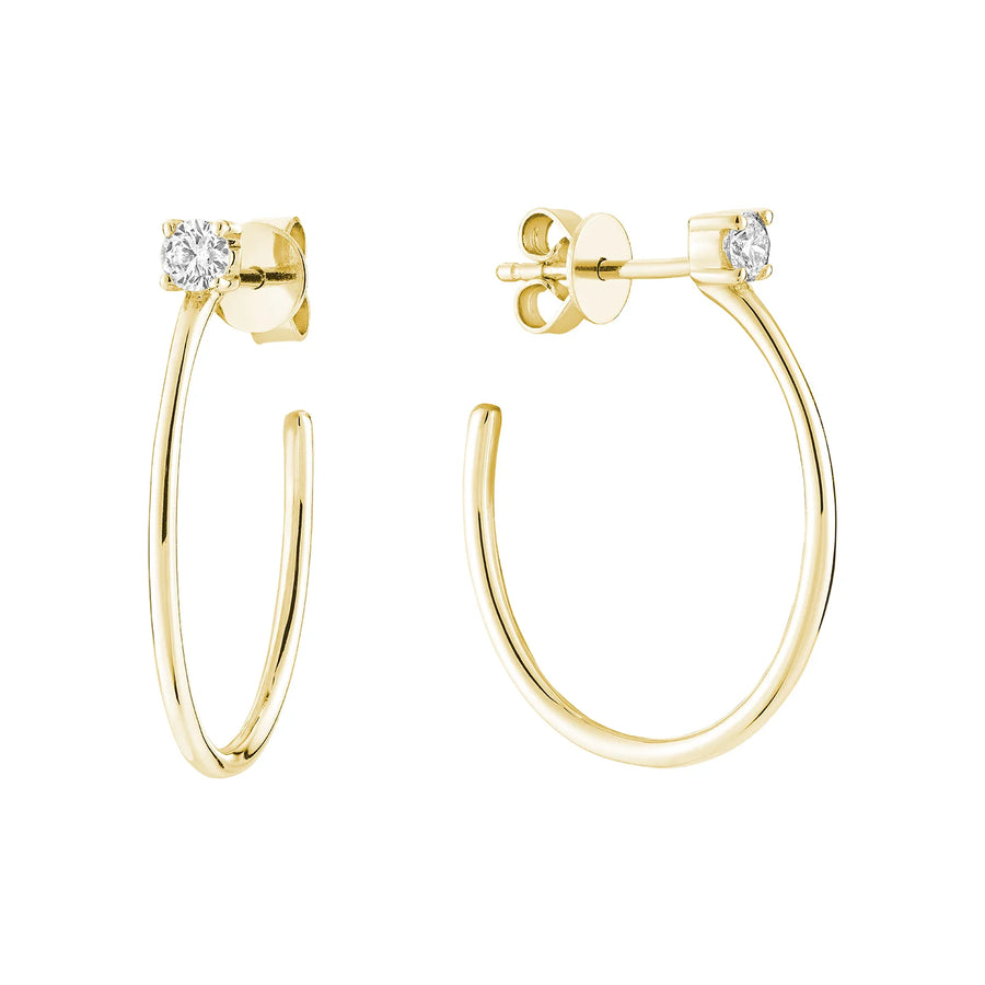 Boucle d'oreille solitaire
