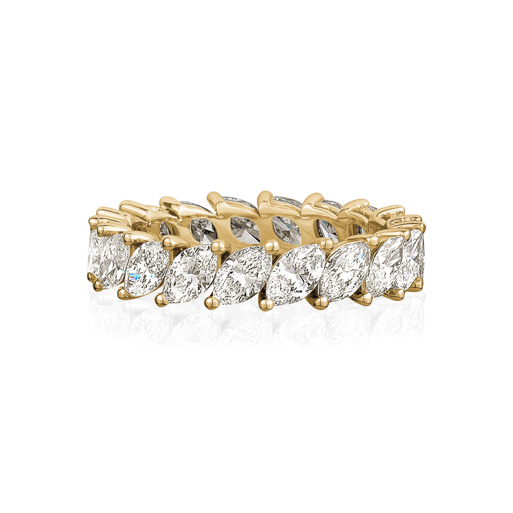 Diamond Marquise Shape Band