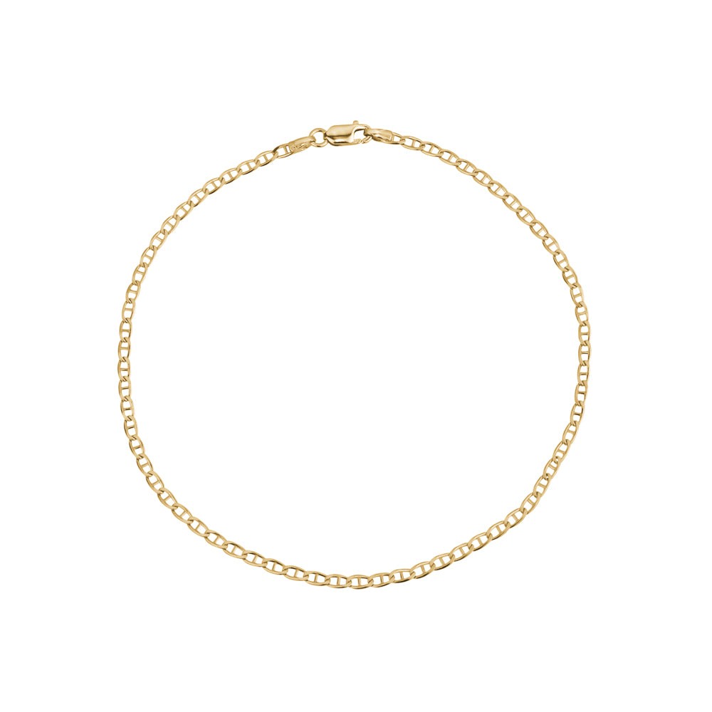 Gold Cable Anklet