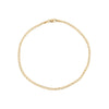 Bracelet de cheville en câble d'or