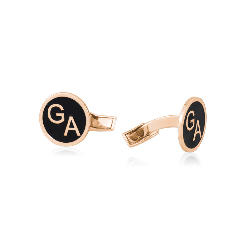 Custom Initials Cuff Links
