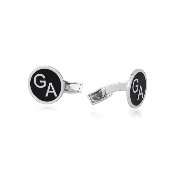 Custom Initials Cuff Links