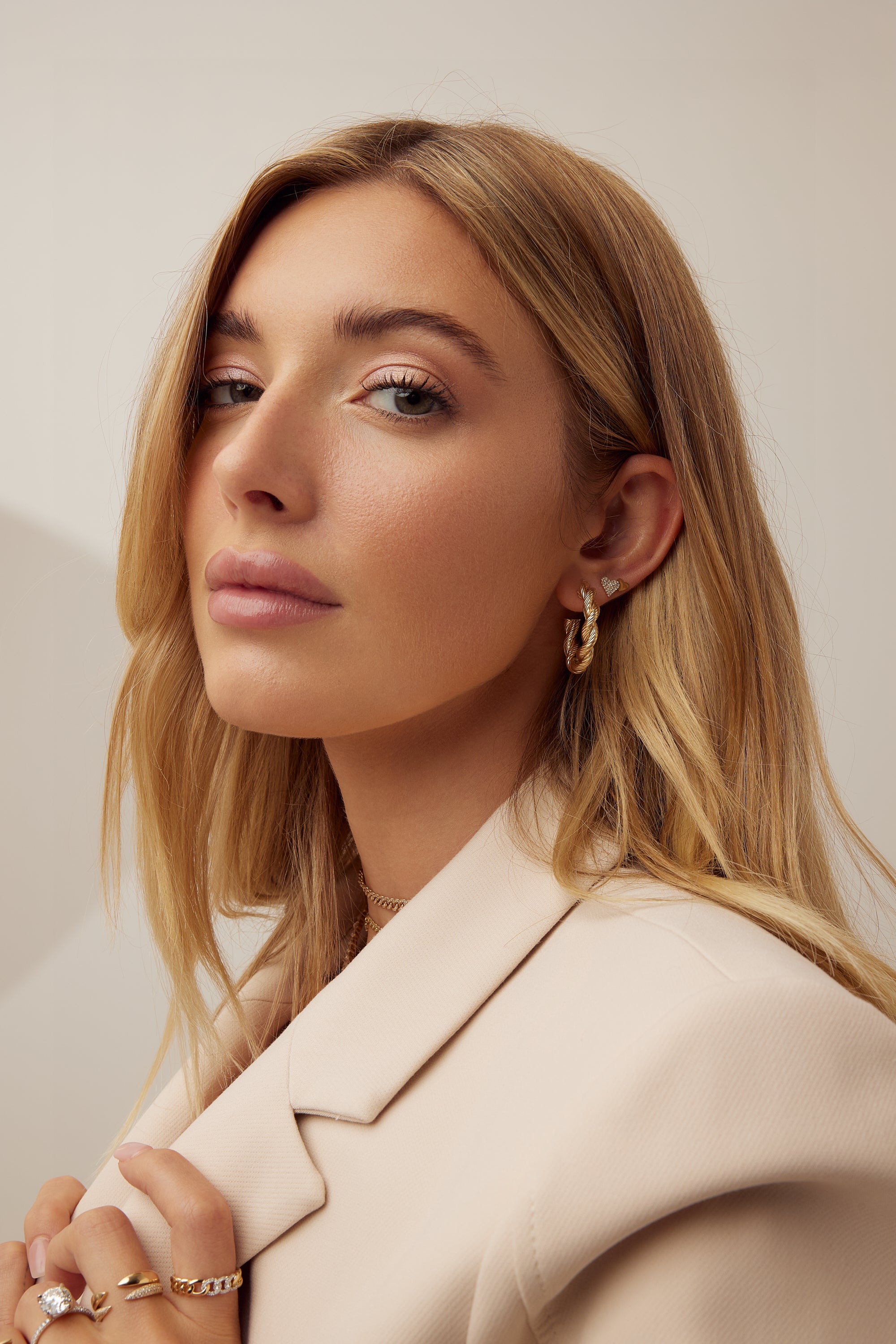 Chunky Twisted Hoops