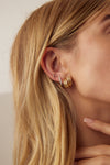 Boucles d'oreilles torsadées
