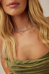 Collier de nom à bulles en diamant