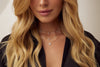 Collier papillon à trois diamants