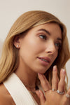 Clous d'oreilles en diamant gradué