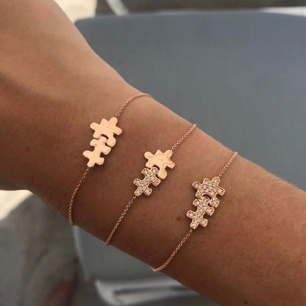 Puzzle Diamond Bracelet