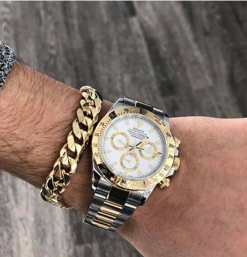 Rolex cuban link bracelet Clearance