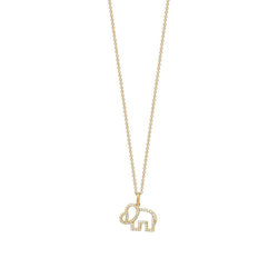 The Diamond Elephant Necklace