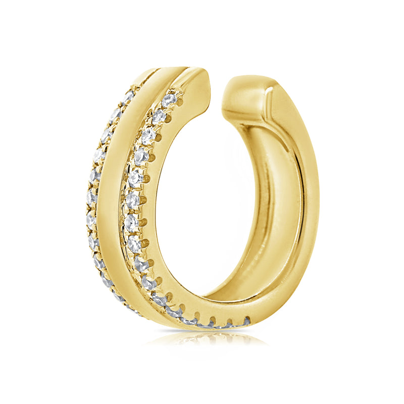 Diamond Border Ear Cuff