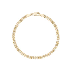 4MM Solid Miami Cuban Bracelet