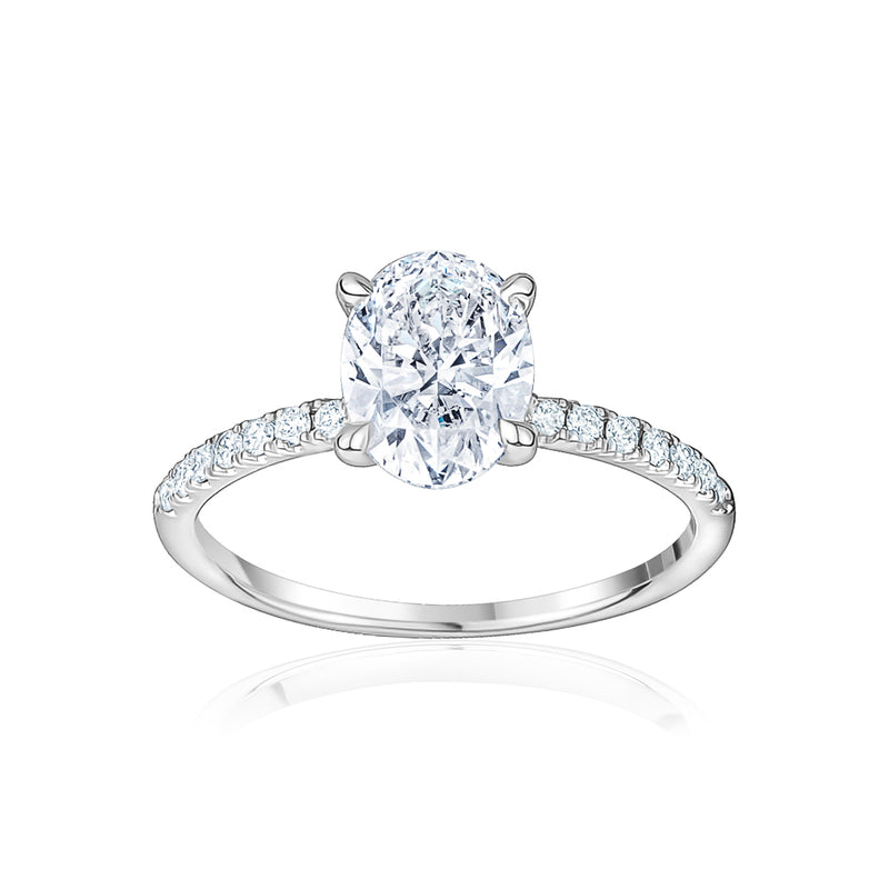 Oval Cut Engagement Ring