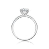Bague de fiançailles ovale