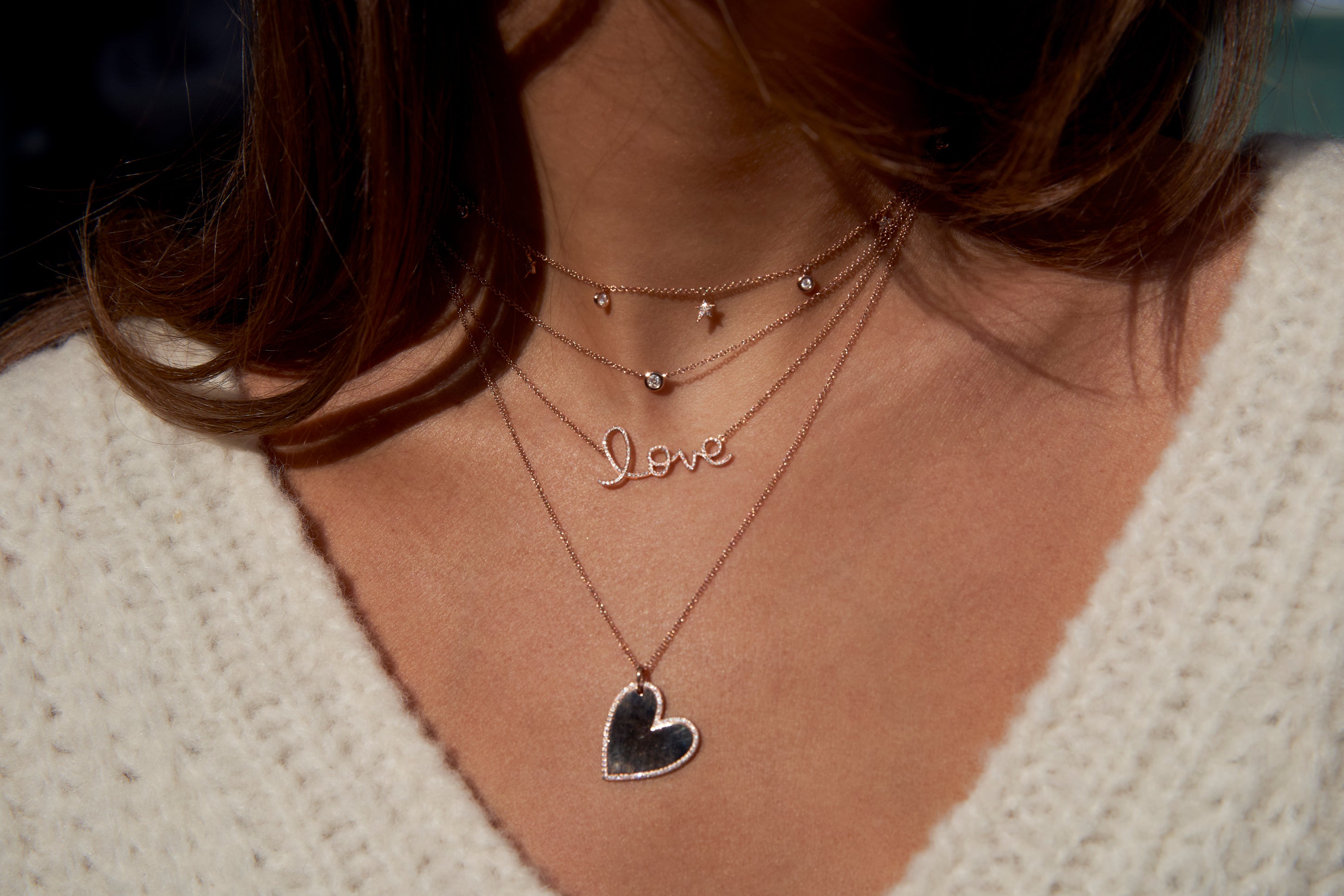 Collier à Diamant Solitaire