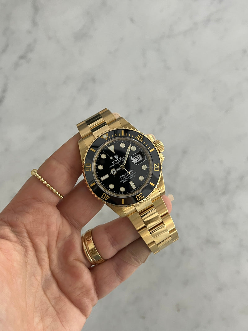 Rolex Submariner Date Yellow Gold Black Dial 126618LN