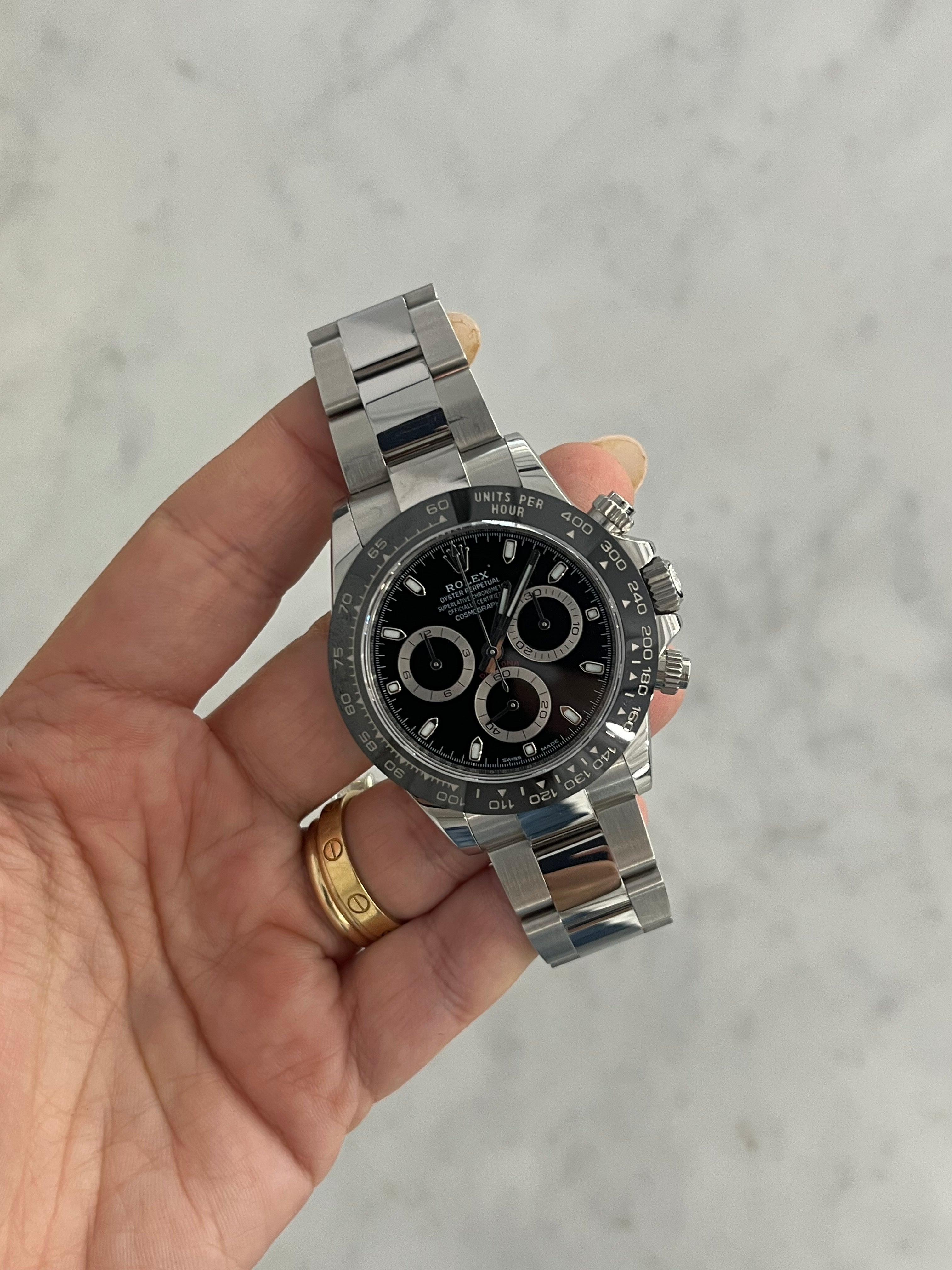 Rolex Cosmograph Daytona Black Dial 116500LN