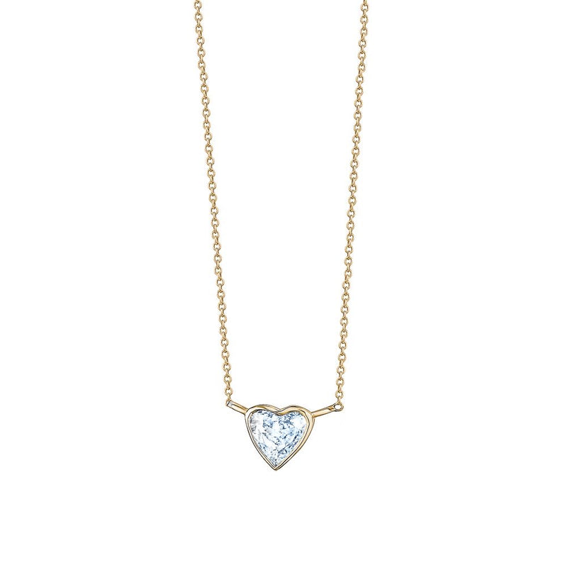 Floating Diamond Heart