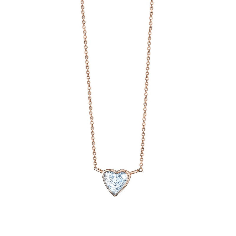 Floating Diamond Heart