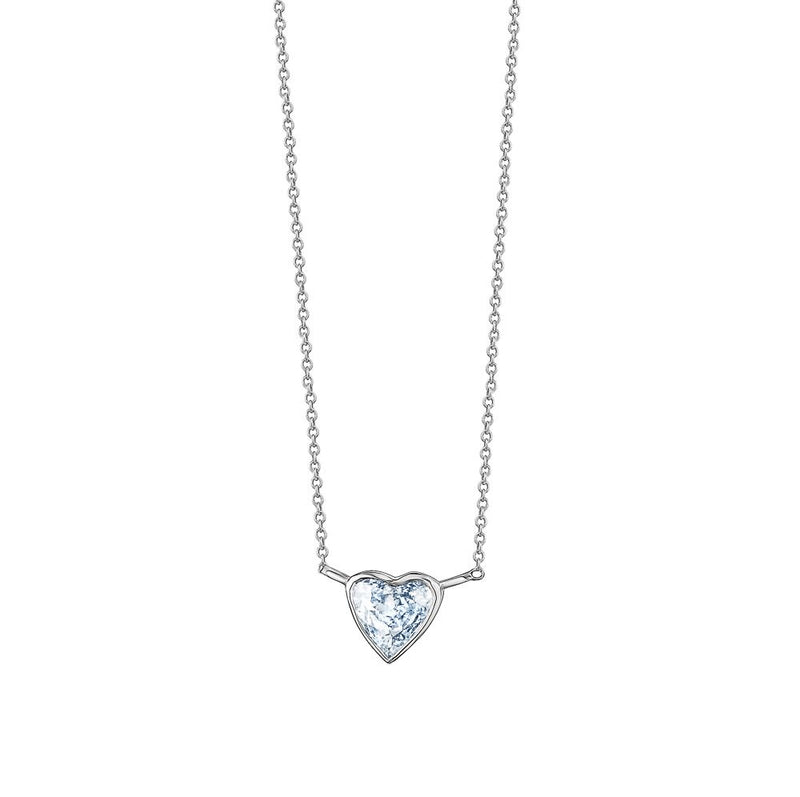 Floating Diamond Heart