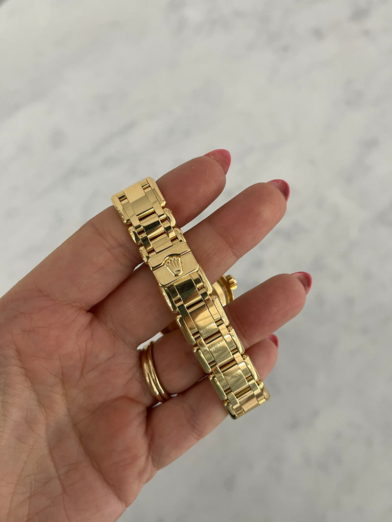 Rolex Datejust Solid 18K gold with Meteorite Dial
