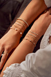 Bracelet Triple Coeur en Diamant
