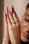0.05ct U-Shape Diamond Ring