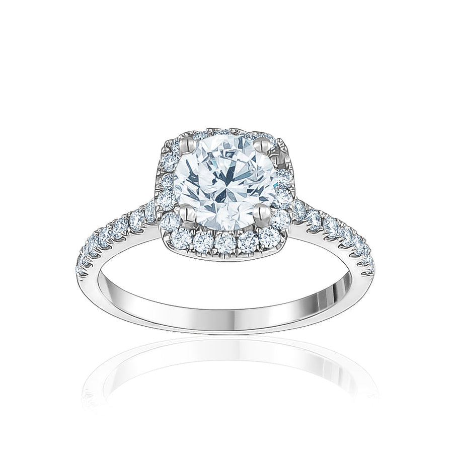 Diamant naturel de forme ronde de 1,05 ct