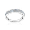 Bague de Semi-Croisée de Diamant