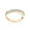 Bague de Semi-Croisée de Diamant