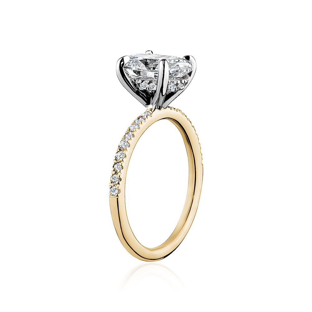 2.01ct Oval Lab Diamond Ring