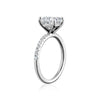 Bague à diamant coussin de laboratoire de 2,00ct