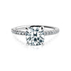 Bague à diamant coussin de laboratoire de 2,00ct