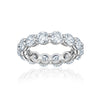 La bague d'éternité à diamant rond