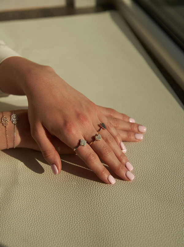 Clover Pavé Ring