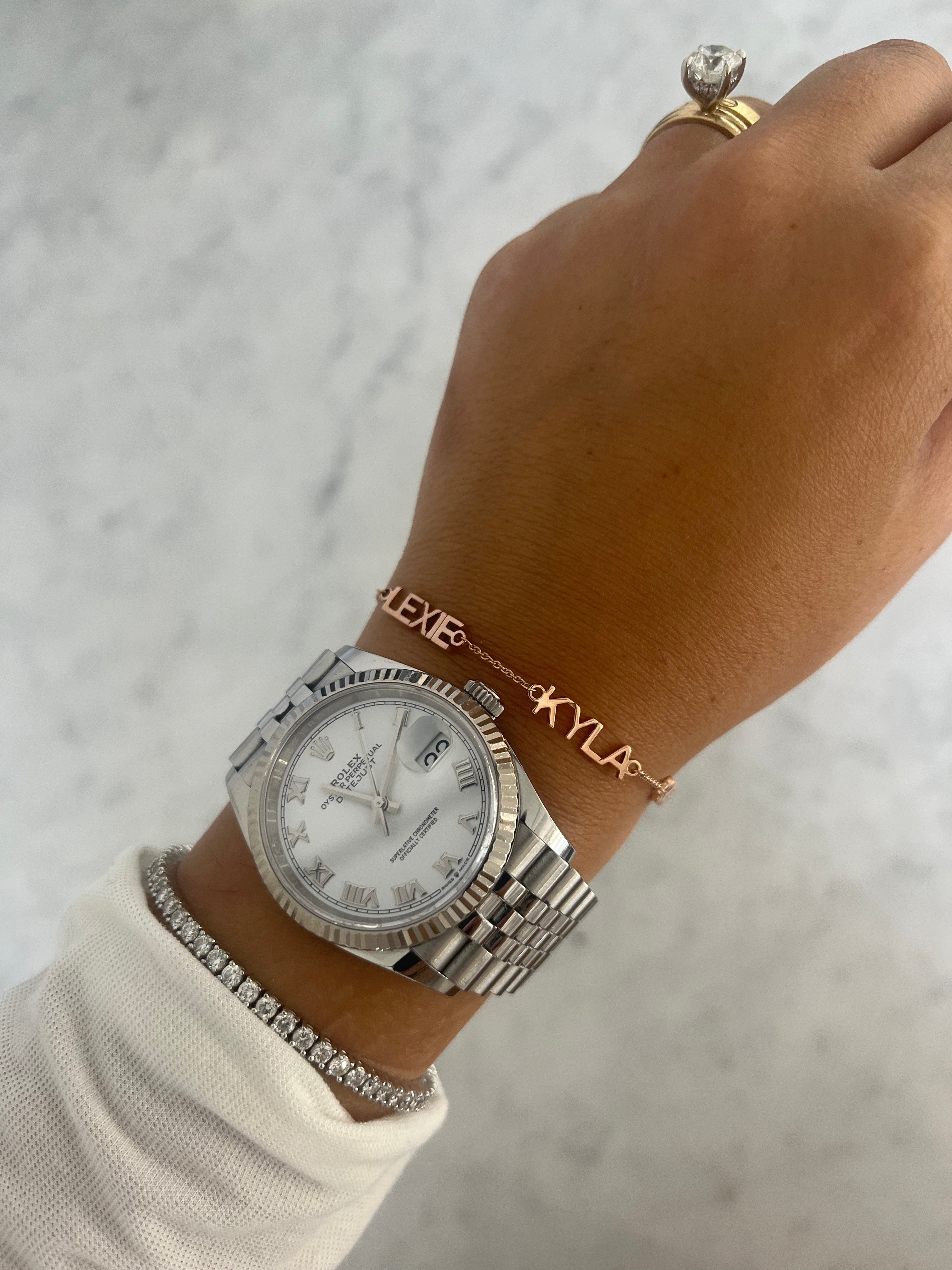 3 name bracelet deals