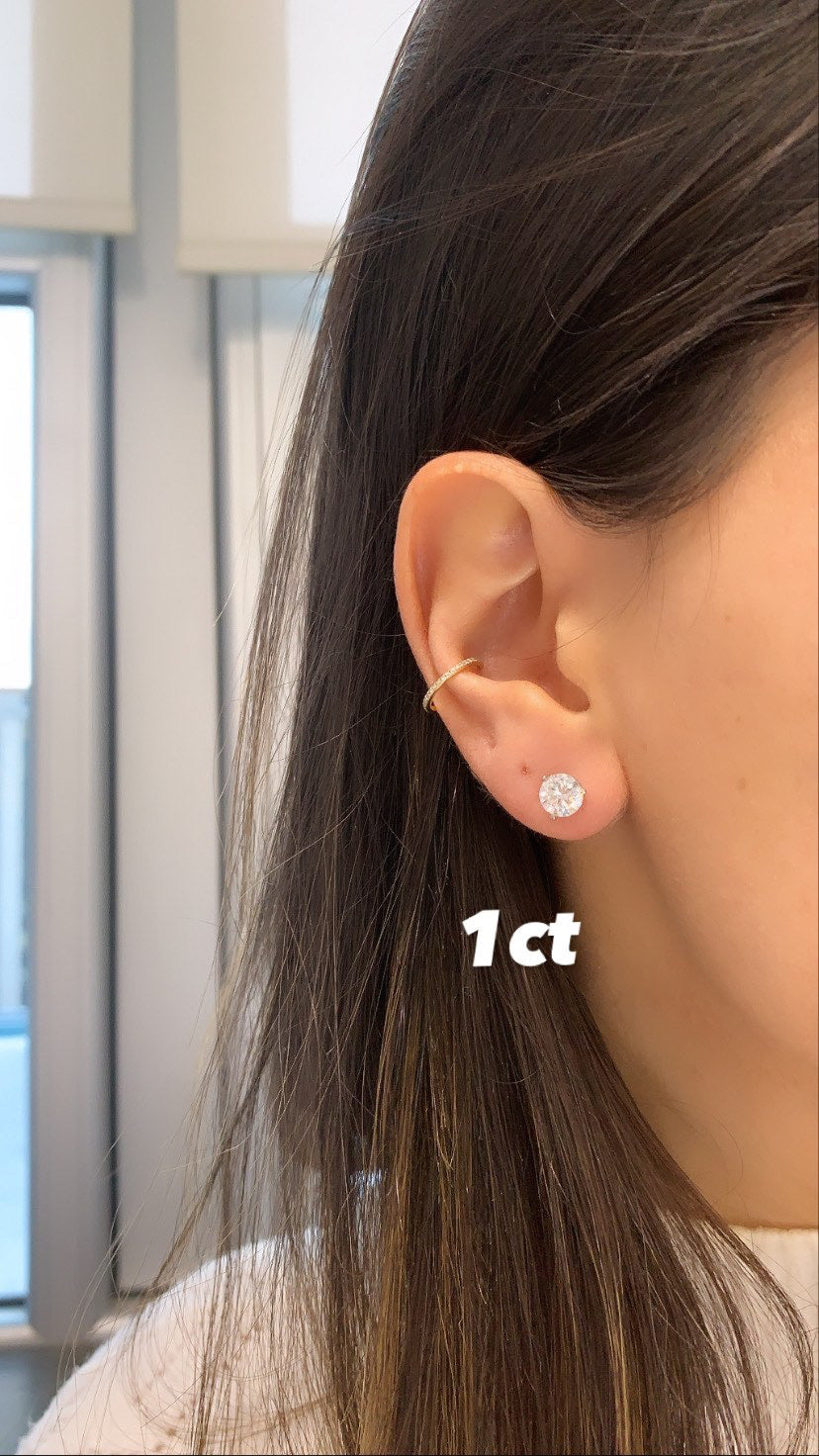 Natural Diamond Studs