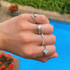 Bague de Griffes en Diamant