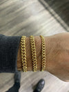 Bracelet creux à maillons cubains de Miami