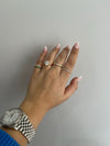 Bague de Semi-Croisée de Diamant